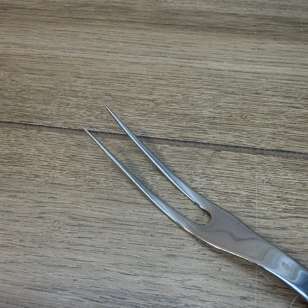 Vintage Williams Sonoma Grande Cuisine Dexter Carving Fork Wood Handle USA